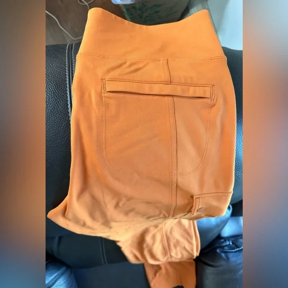 Athleta Delancey Straight Cargo Pant Orange - Picture 9 of 14